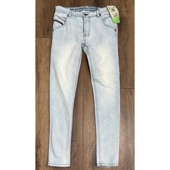 New DIESEL x DUCATI Rare Thommer CB-NE Men's Motorcycle Style Blue Jeans Size 32 - Picture 2 of 6